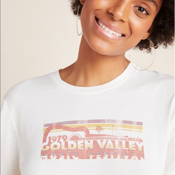 Golden Valley Graphic Tee Anthropologie 🌈🌍⭐️ - Picture 3 of 5